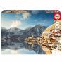 Puzzle Educa 1500 Peças Inverno Em Hallstatt 20284 - Preview