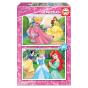 Puzzle Educa 2X20 Peças Disney Princess 16846 - Preview
