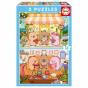 Puzzle Educa 2X48 Peças Capivara 20482 - Preview