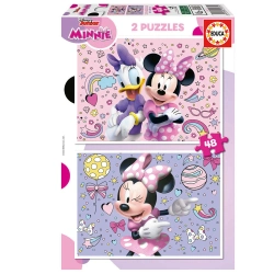 Capa do artigo Puzzle Educa 2X48 Pecas Disney Junior Minnie 19674