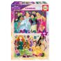 Puzzle Educa 2X48 Pecas Disney Princess 19675 - Preview