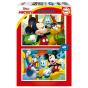 Puzzle Educa 2X48 Peças Mickey Mouse Fun House 19312 - Preview