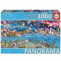 Capa do artigo Puzzle Educa 3000 Peças Panorama Vida 20265