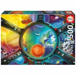 Capa do artigo Puzzle Educa 500 Peças Caminhada Espacial 20253