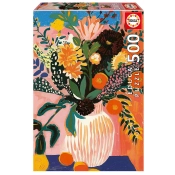 Capa do artigo Puzzle Educa 500 Peças Flor Boho 20545