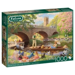 Capa do artigo Puzzle Falcon 1000 pçs - Boating on the River