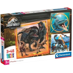 Capa do artigo Puzzle Jurassic World 3 x 48
