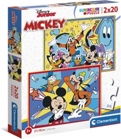 Capa do artigo Puzzle Mickey 2 x 20 peças Clementoni