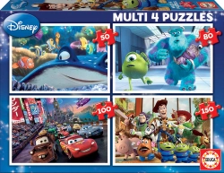 Capa do artigo Puzzle Progressivo 50+80+100+150 peças Disney Pixar