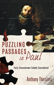 Capa do artigo Puzzling Passages In Paul