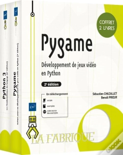Capa do artigo Pygame - Coffret De 2 Livres : Développement De Jeux Vidéo En Python (2e Édition) : Coffret De 2 Livres : Développement De Jeux Vidéo En Python (2e Édition)