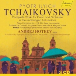 Capa do artigo Pyotr Ilyich Tchaikovsky: Complete Works for Piano and Orchestra - CD