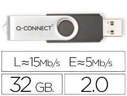 Capa do artigo Q-CONNECT - PEN DRIVE 32GB - KF76970