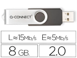 Capa do artigo Q-CONNECT - PEN DRIVE 8GB - KF41512