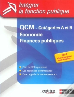 Capa do artigo Qcm Categories A Et B ; Economie, Finances Publiques 