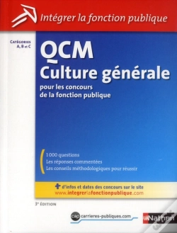 Capa do artigo Qcm Culture Generale  N28 - Categories A-B-C (Integrer La Fonction Publique) 2012