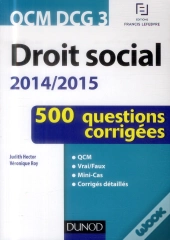 Qcm De Droit Du Travail En 400 Questions (Édition 2013)