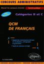 Qcm De Français - Catégories B Et C - Preview