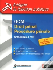 Capa do artigo Qcm Droit Pénal/Procédure Pénale ; Catégories A Et B