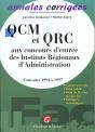 Qcm Et Qrc Aux Concours D'Entree Des Instituts Regionaux D'Administration: Concours 94 A 97 - Preview