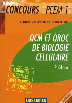 Capa do artigo Qcm Et Qroc Biologie Cellulaire Pcem1 (2e Édition)