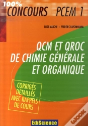 Capa do artigo Qcm Et Qroc De Chimie Générale Et Organique ; Pcem1