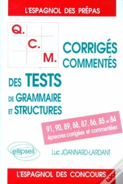 Capa do artigo Qcm Grammaire Et Structures 1984-1991