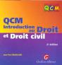 Qcm Introduction Au Droit Et Droit Civil - Preview