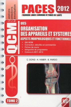 Capa do artigo Qcm Paces Ue5 Organisation Des Appareils Et Systemes T.2