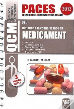 Capa do artigo Qcm Paces Ue6 Initiation A La Connaissance Du Medicament