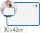 Quadro branco liderpapel 30x42 cm magnetico dupla face liso com marcador iman e apagador - Preview