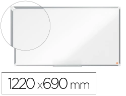 Capa do artigo Quadro branco nobo premium plus aco lacado formato panoramico 55/' magnetico 122x69 cm