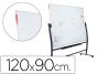Quadro branco rocada lacado magnetico com suporte dupla face 90x120 cm - Preview