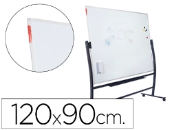 Capa do artigo Quadro branco rocada vitrificado magnetico com suporte dupla face 90x120 cm