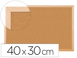 Capa do artigo Quadro de cortica q-connect com caixilho em madeira 300 x 400 mm