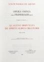 Quaestio Disputata De Spiritualibus Creaturis 24 2 Relie - Preview