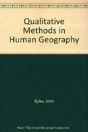 Qualitative Methods In Human Geography - Preview