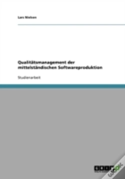 Capa do artigo Qualitatsmanagement Der Mittelstandischen Softwareproduktion