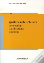 Capa do artigo Qualités Architecturales ; Conceptions, Significations, Positions
