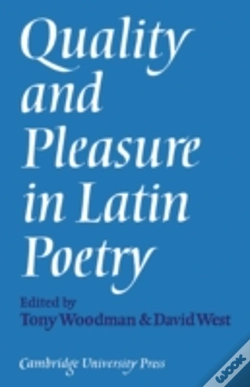 Capa do artigo Quality And Pleasure In Latin Poetry
