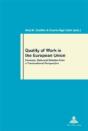Quality Of Work In The European Union - Preview