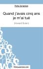 Quand J'Avais Cinq Ans Je M'Ai Tué D'Howard Buten ; Analyse Complète De L'Oeuvre - Preview
