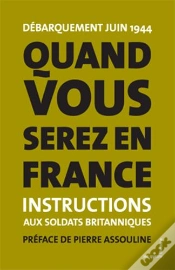 Capa do artigo Quand Vous Serez En France ; Instructions Aux Soldats Britanniques