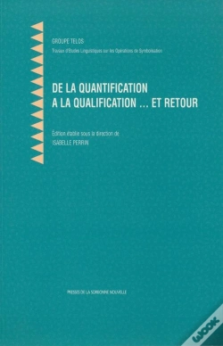 Capa do artigo Quantification À La Qualification... Et Retour (De La)