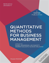 Quantitative Methods For Business Management
