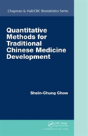 Quantitative Methods For Traditional Chinese Medicine Development - Preview