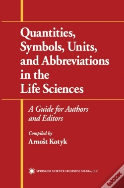 Capa do artigo Quantities, Symbols, Units, And Abbreviations In The Life Sciences