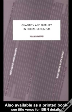 Capa do artigo Quantity And Quality In Social Research