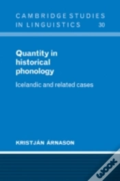 Capa do artigo Quantity In Historical Phonology