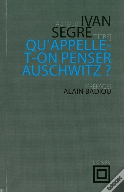 Capa do artigo Qu'Appelle-T-On Penser Auschwitz ?